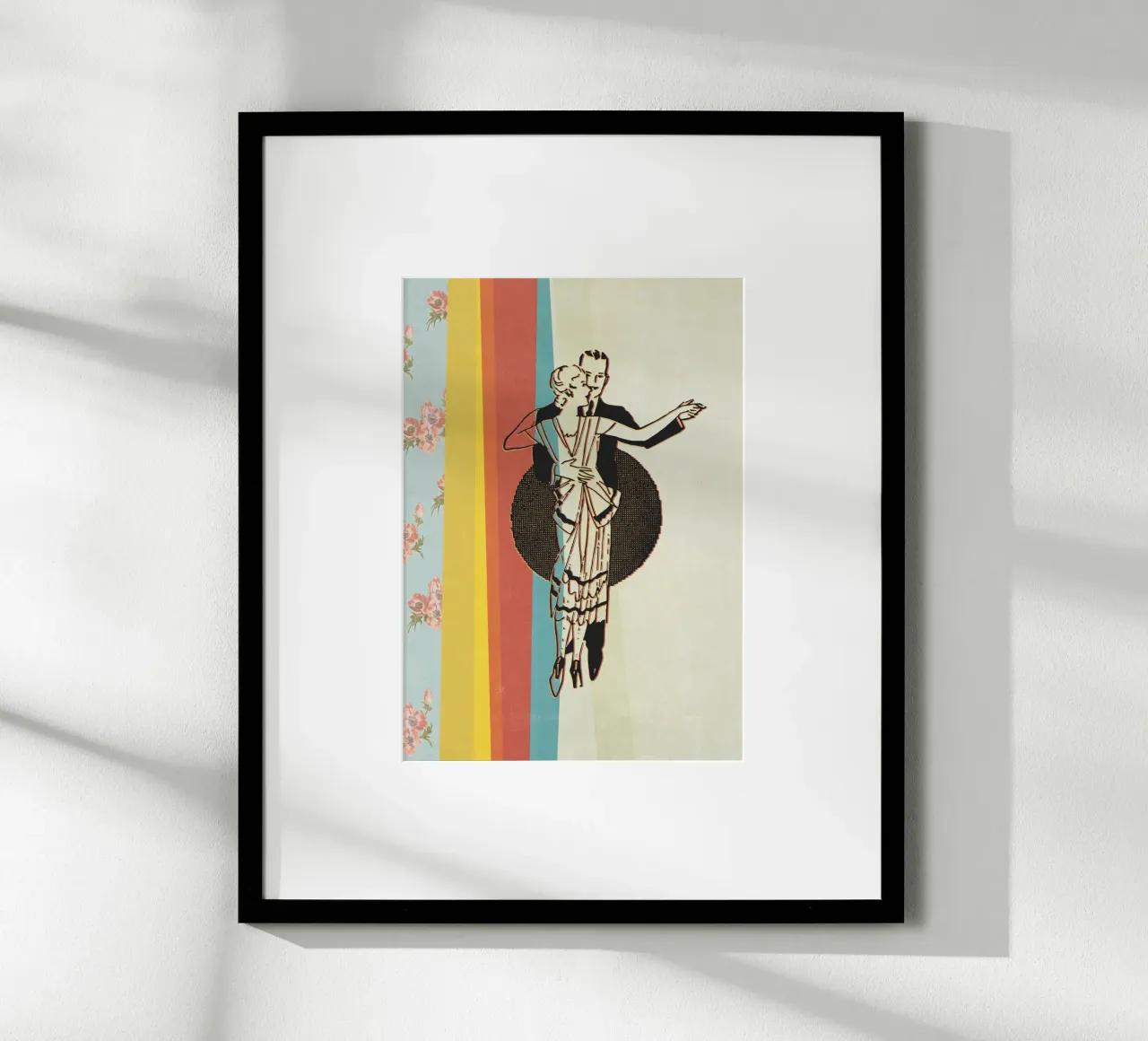 Let love guide you poster con telaio in legno da lazydaypaper