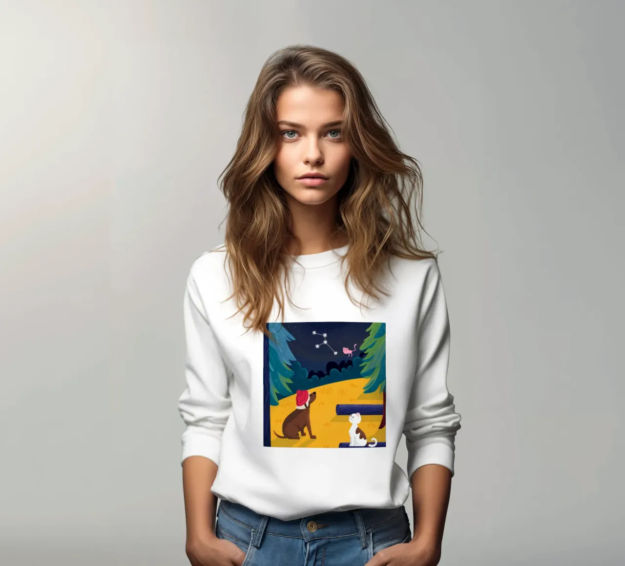 Compagni animali celesti felpa da Timeless Huse