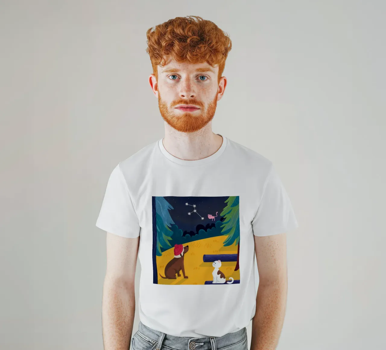 Celestial Animal Companions t-shirt by Timeless Huse