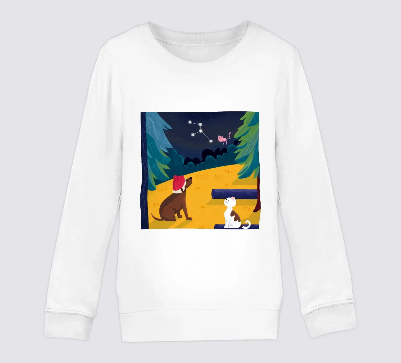 Compagni animali celesti felpa bambino da Timeless Huse