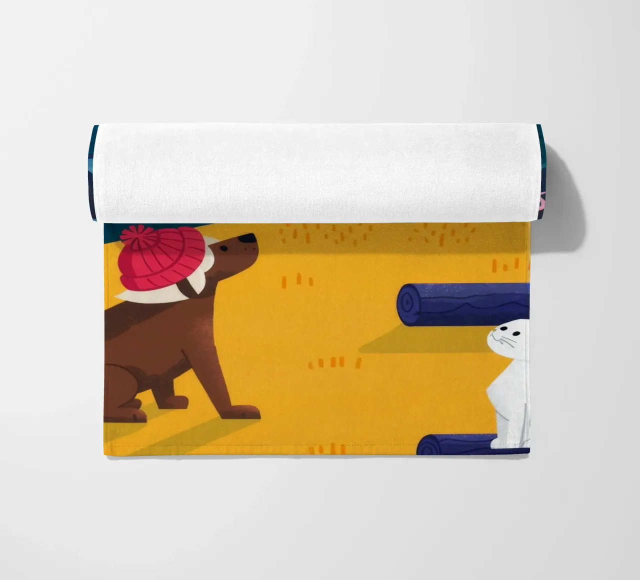 Hemelse Metgezellen strandhanddoek van Timeless Huse