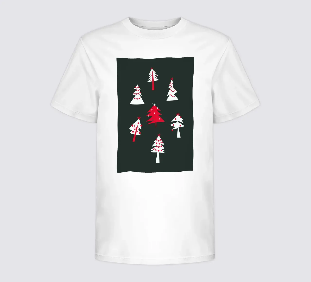 Holiday Pines kids t-shirt by Mariery Young