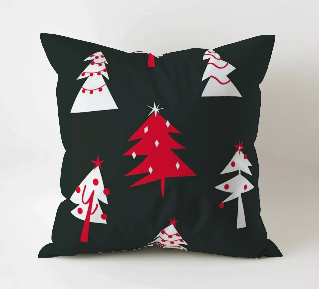 Holiday Pines decorative cushion by Mariery Young