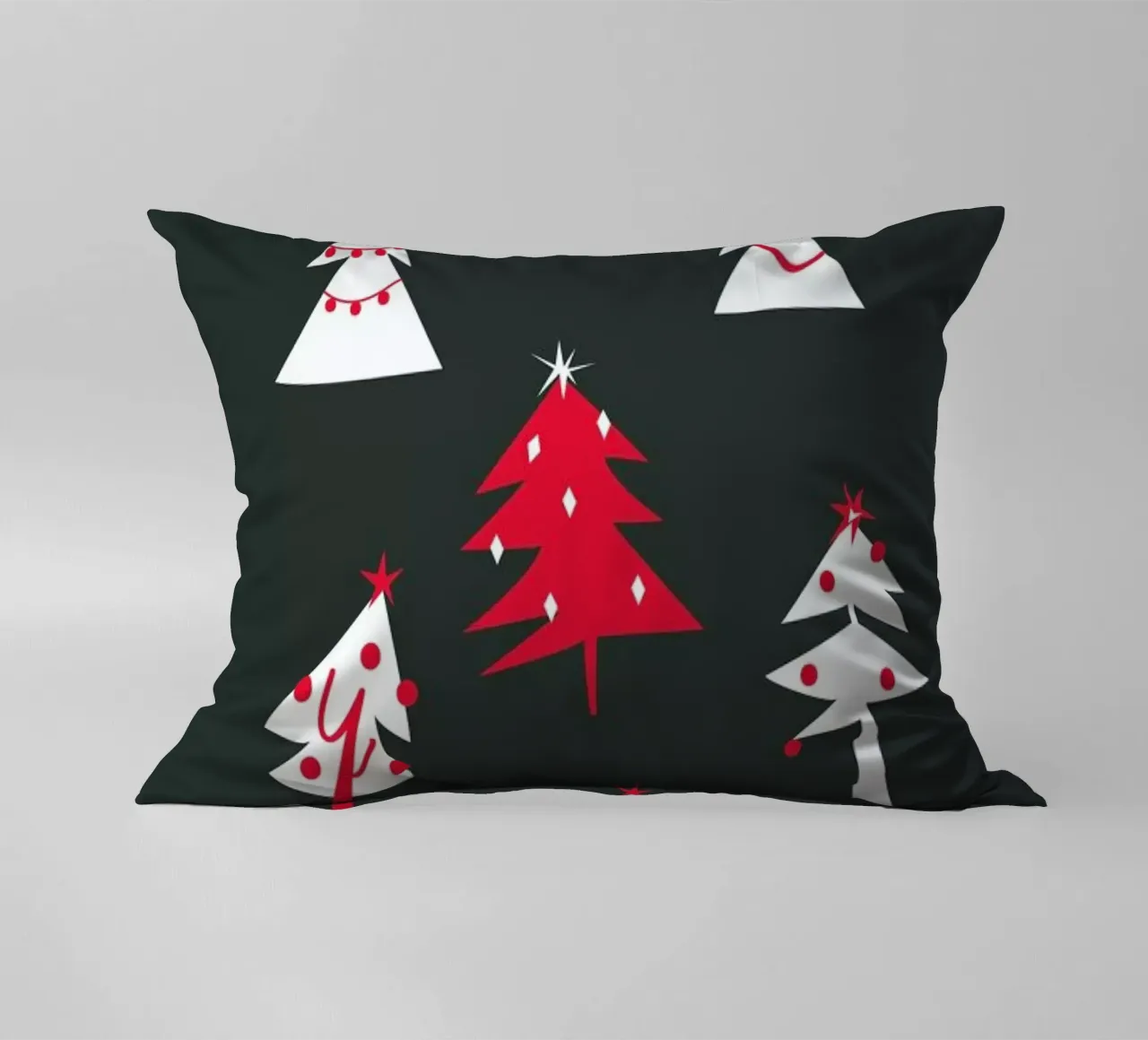 Holiday Pines decorative cushion by Mariery Young