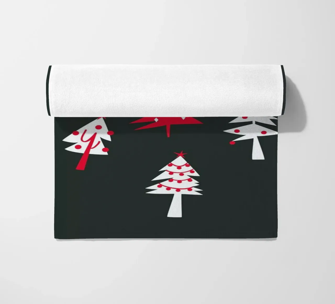 Holiday Pines beach towel by Mariery Young