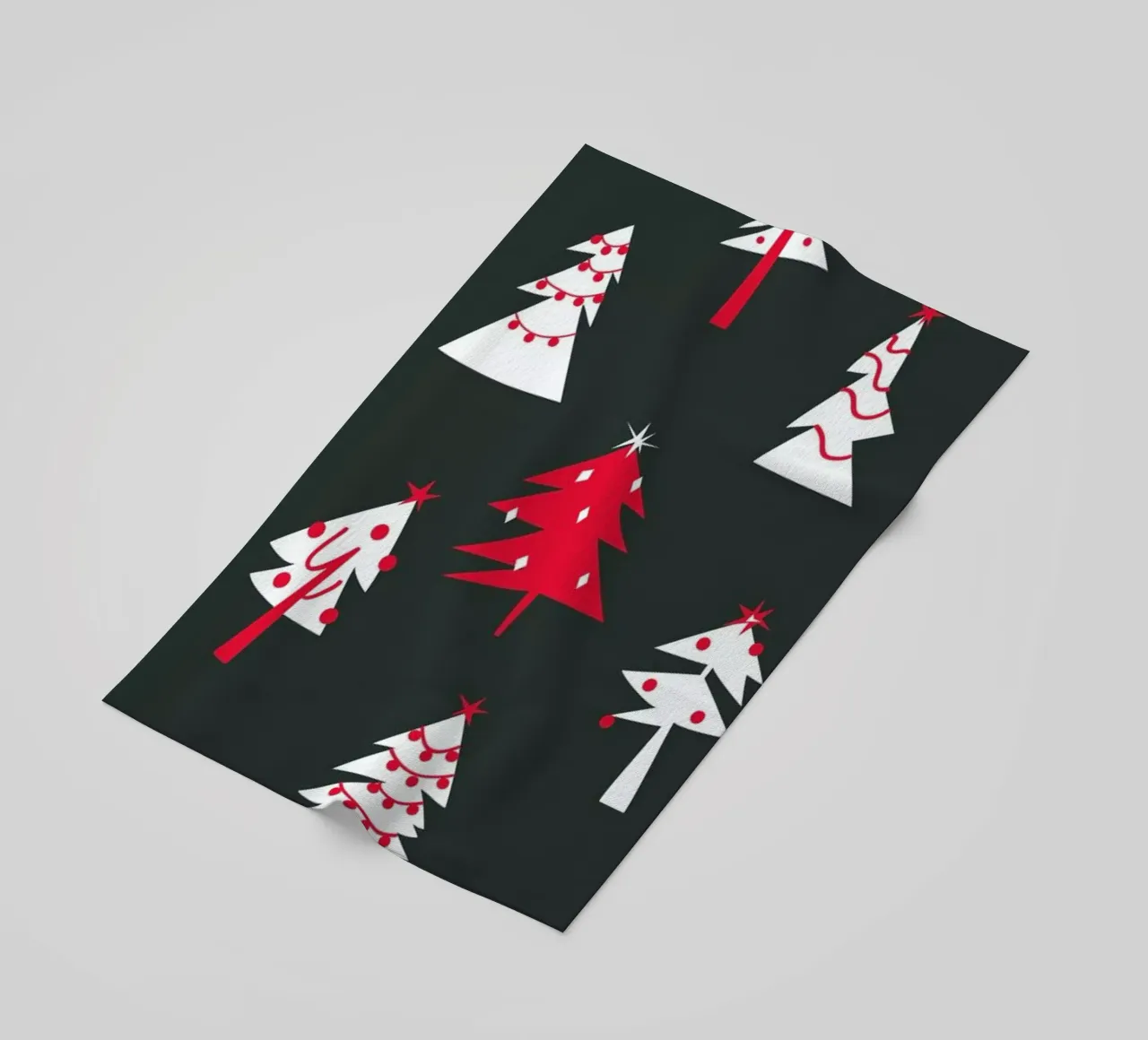 Holiday Pines beach towel by Mariery Young