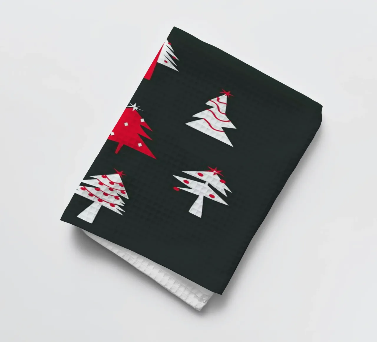 Holiday Pines tea towel by Mariery Young