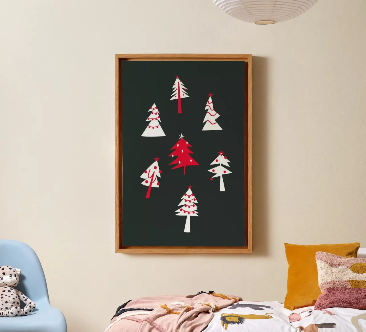 Holiday Pines canvas by Mariery Young