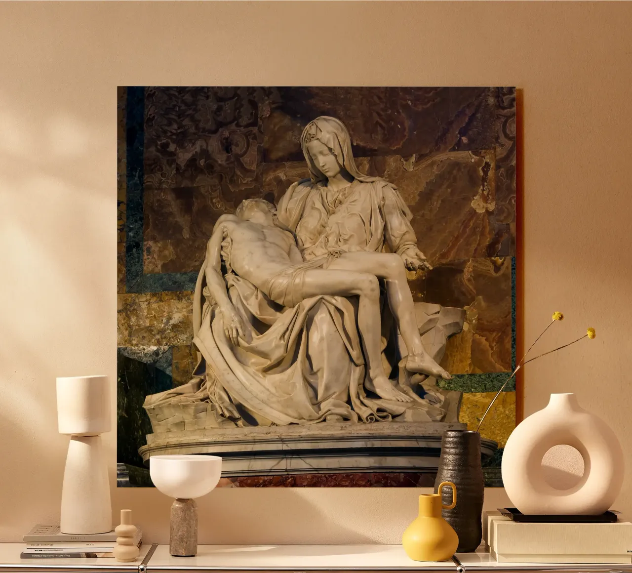 Michelangelo Pietà, 1498-1499 plexiglass da Timeless Artworks