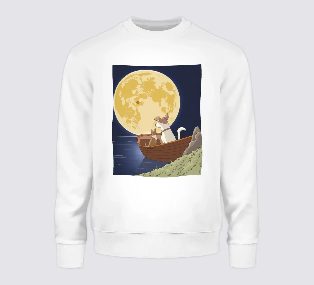 Serenata del viaggio al chiaro di luna felpa da Timeless Huse