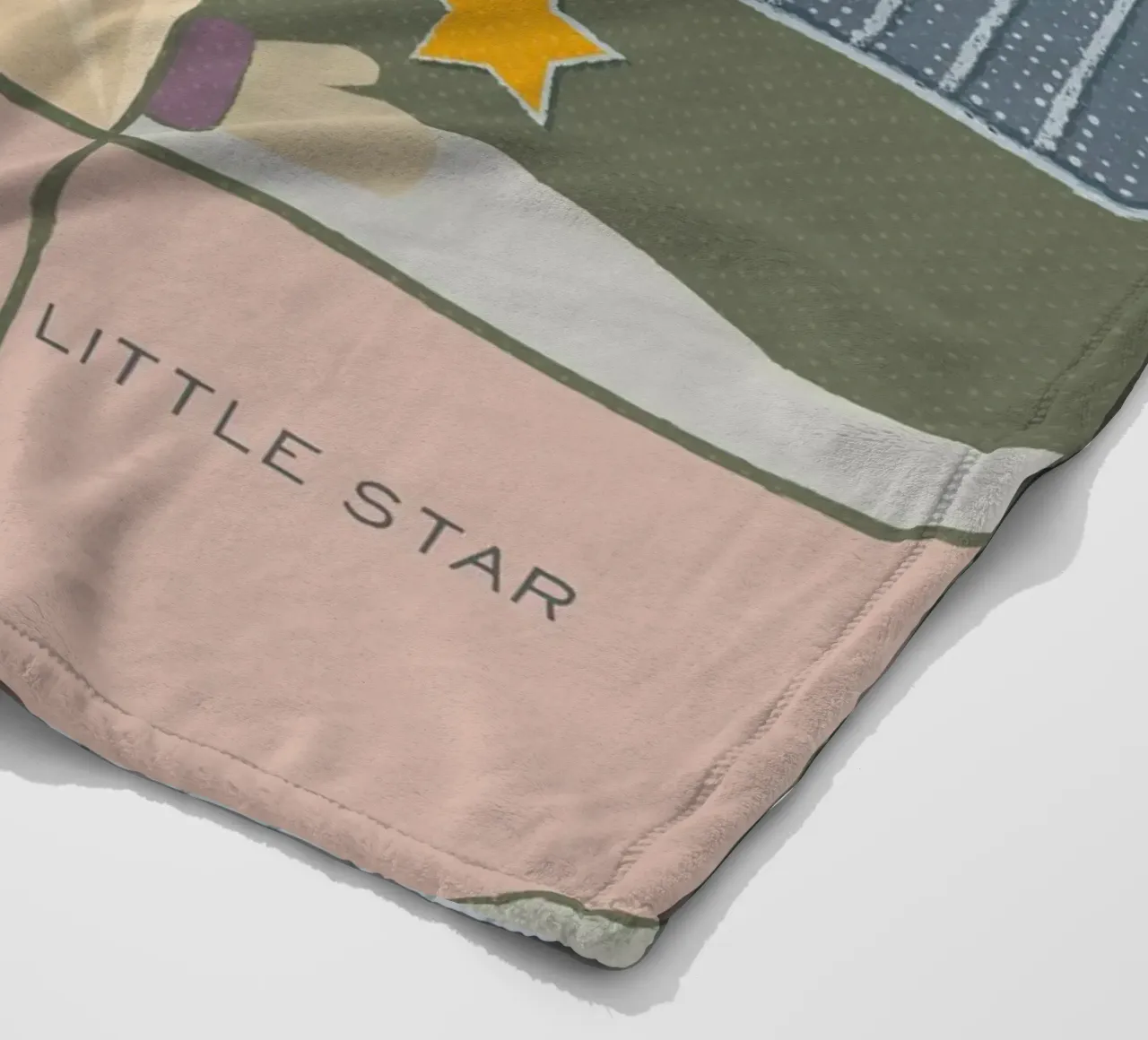 Twinkle Twinkle Little Star coperta in pile da lazydaypaper