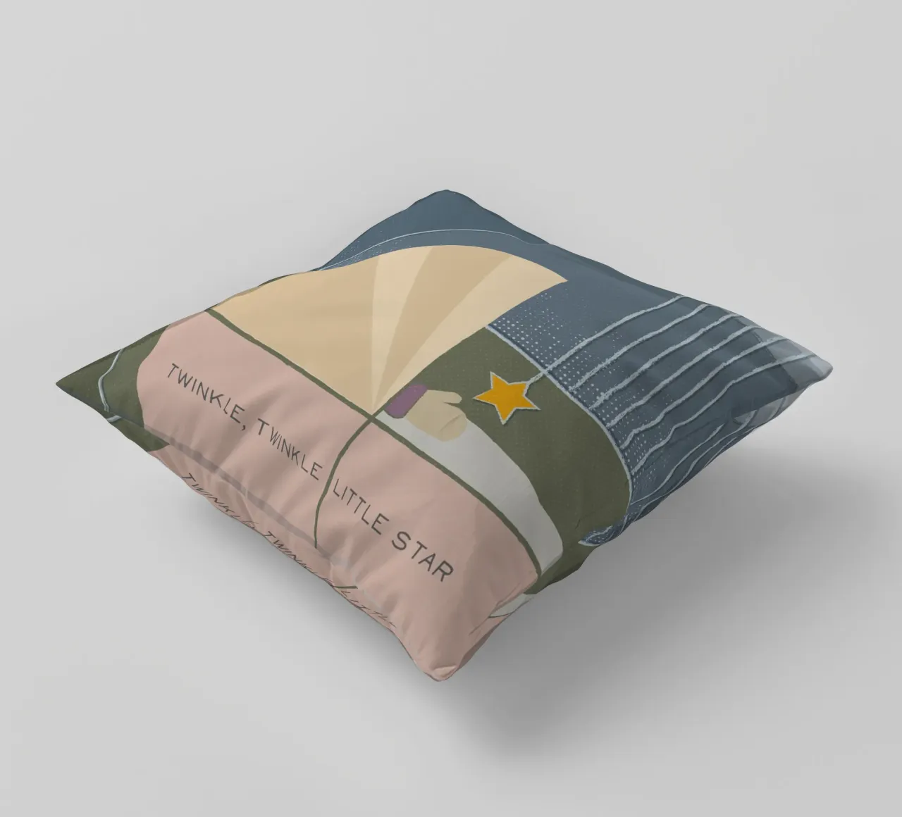 Twinkle Twinkle Little Star cuscino da lazydaypaper