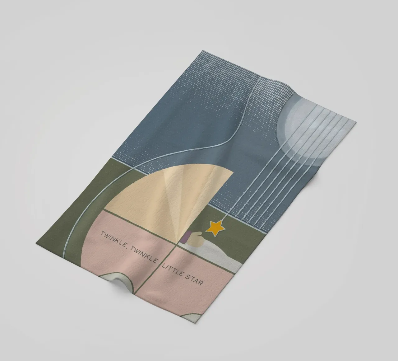 Twinkle Twinkle Little Star telo mare da lazydaypaper
