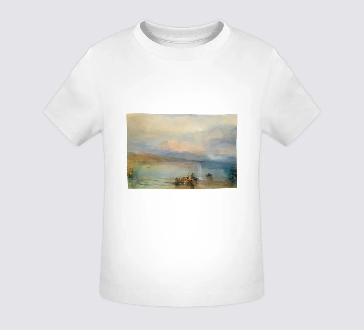 Joseph Mallord William Turner - I rigi rossi maglietta neonato da Timeless Artworks