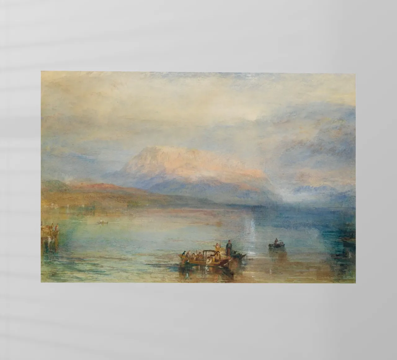Joseph Mallord William Turner - I rigi rossi pellicola backlit da Timeless Artworks