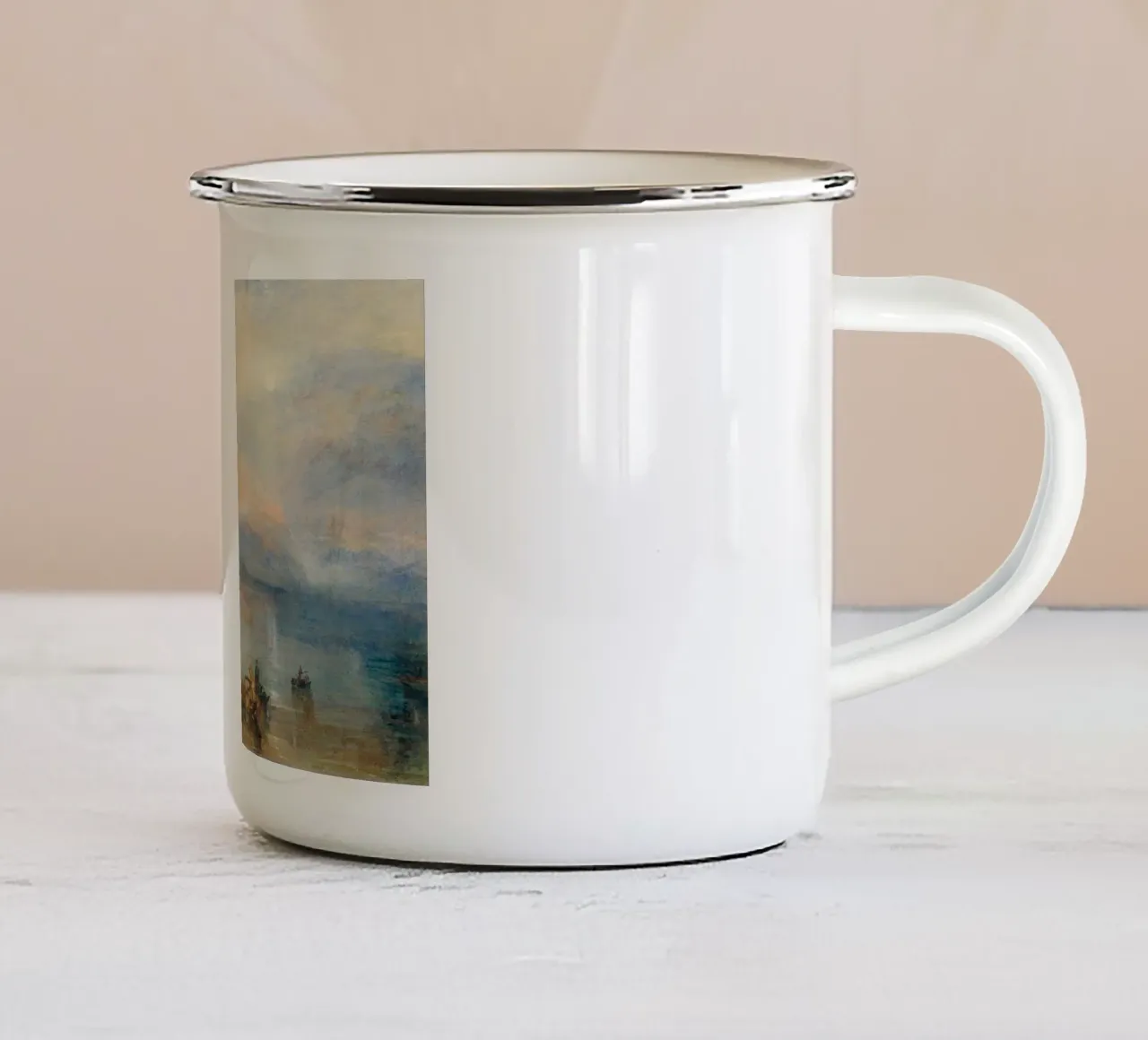 Joseph Mallord William Turner - I rigi rossi tazza in smalto da Timeless Artworks