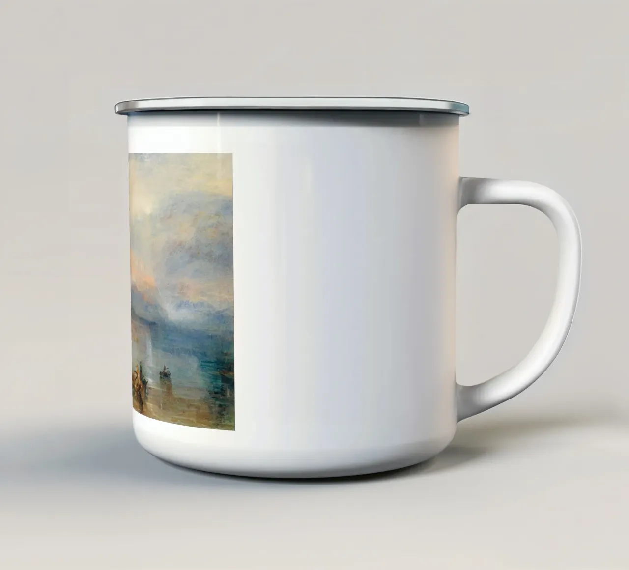 Joseph Mallord William Turner - I rigi rossi tazza in smalto da Timeless Artworks