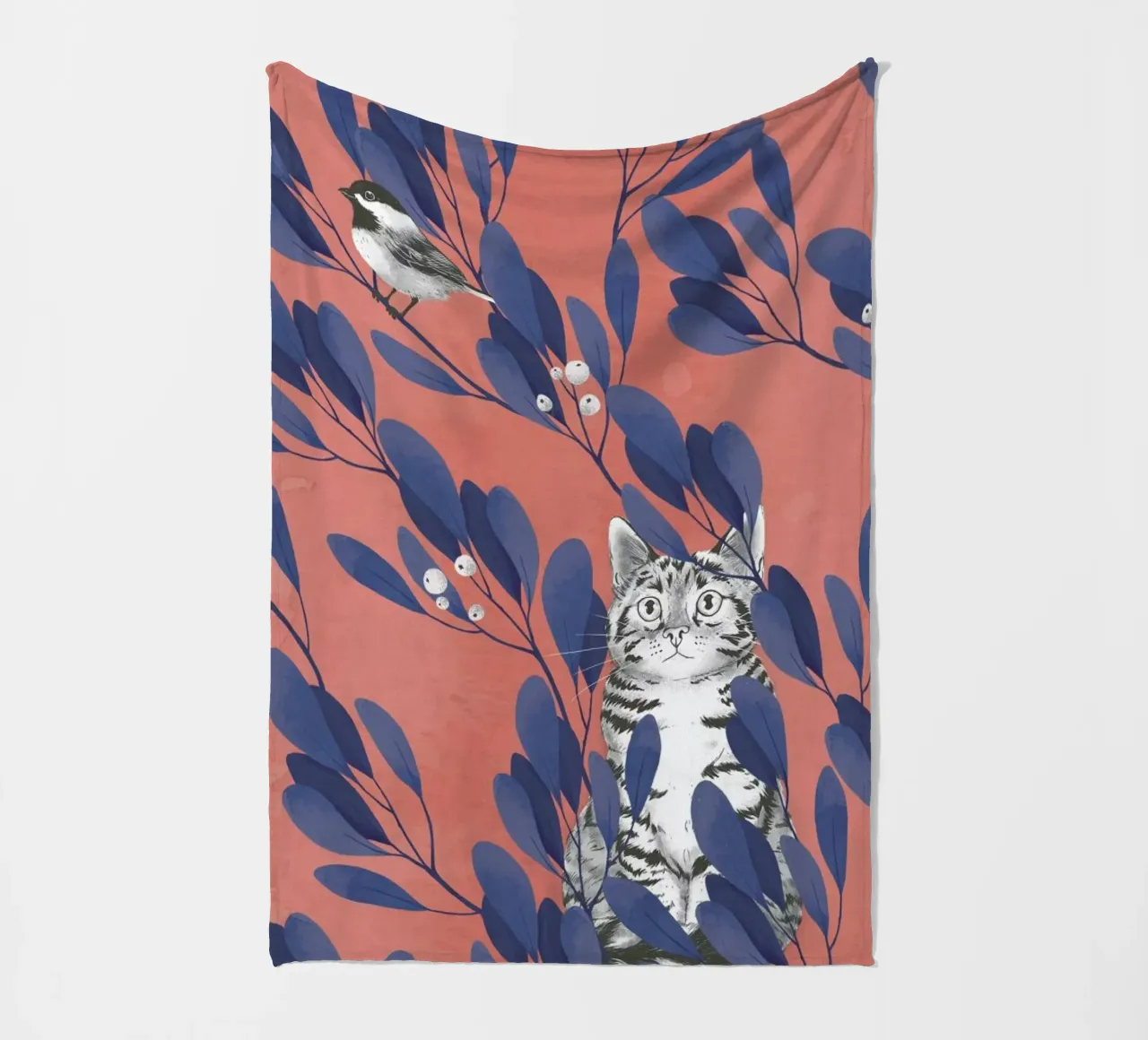 In The Wild fleece blanket by Laura Graves