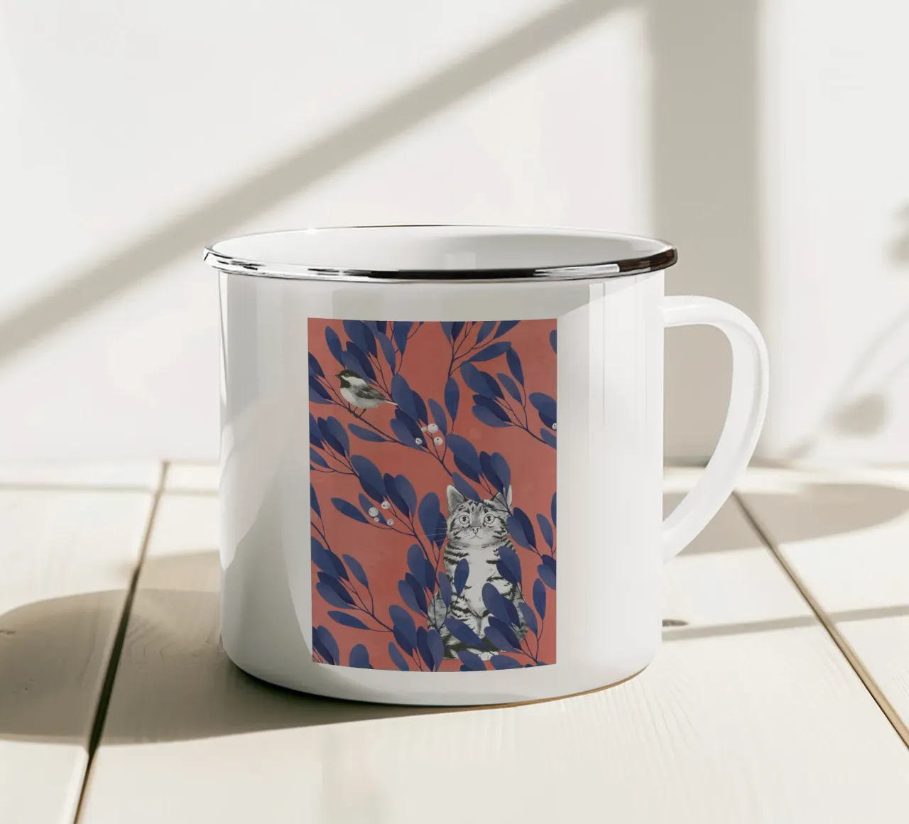 In The Wild tazza in smalto da Laura Graves