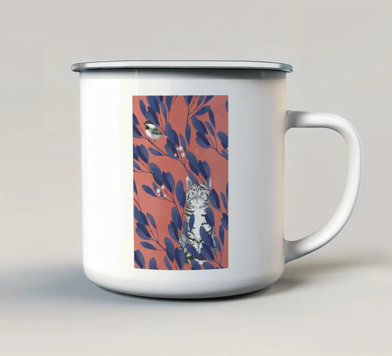 In The Wild tazza in smalto da Laura Graves