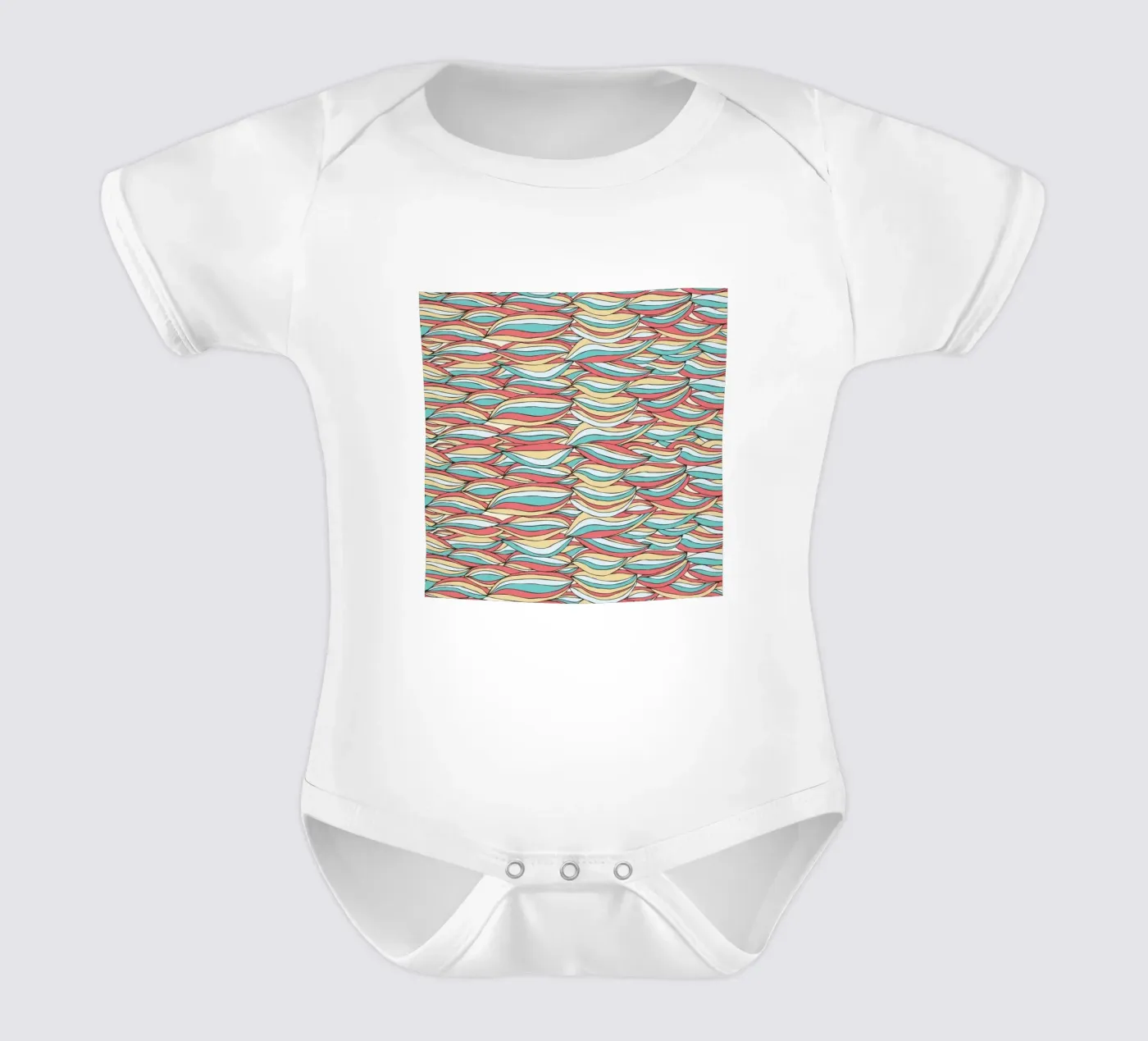 Candy Kurzarm Babybody von Pom Graphic Design