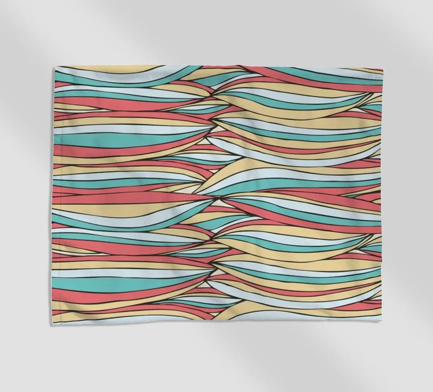 Candy beach towel by Pom Graphic Design
