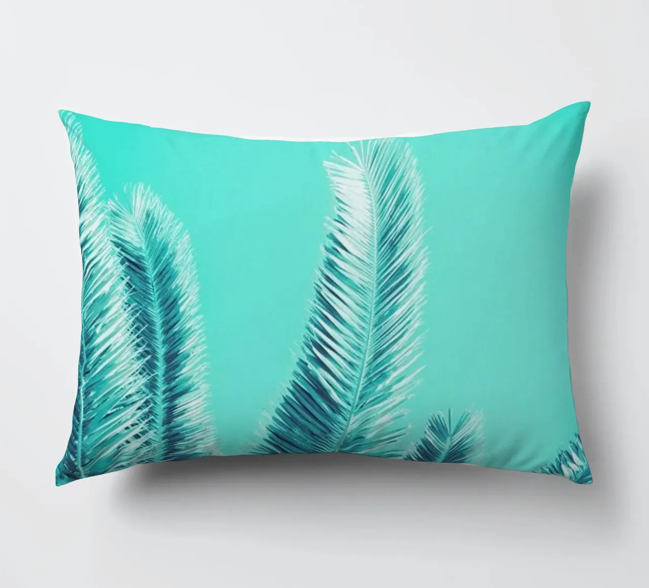 Green Palm Trees cuscino da Victoria Frost