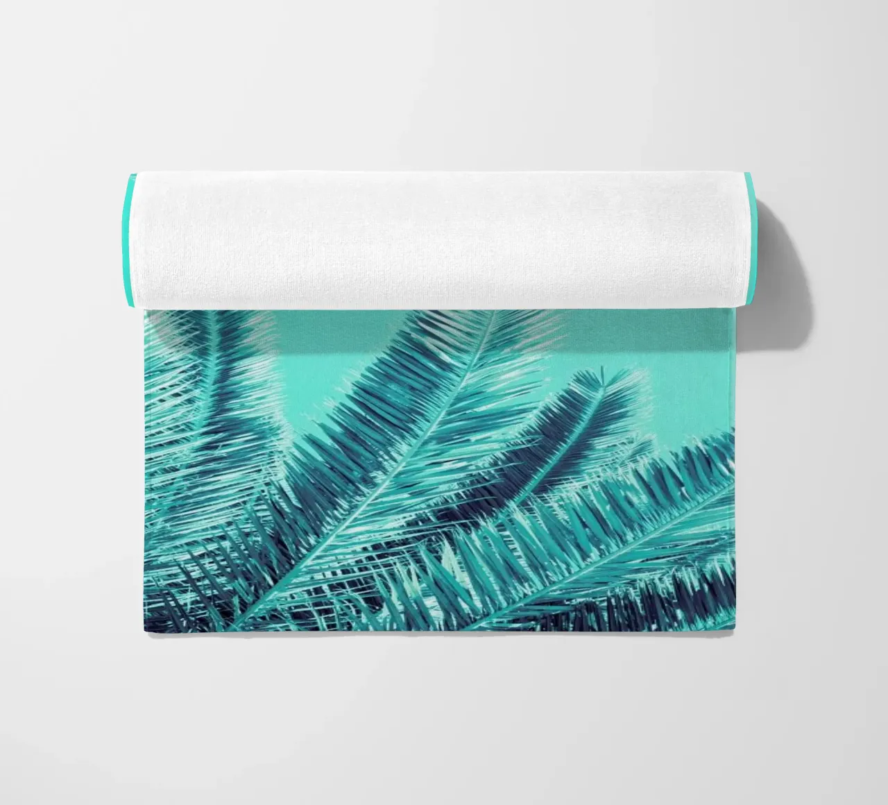 Green Palm Trees telo mare da Victoria Frost
