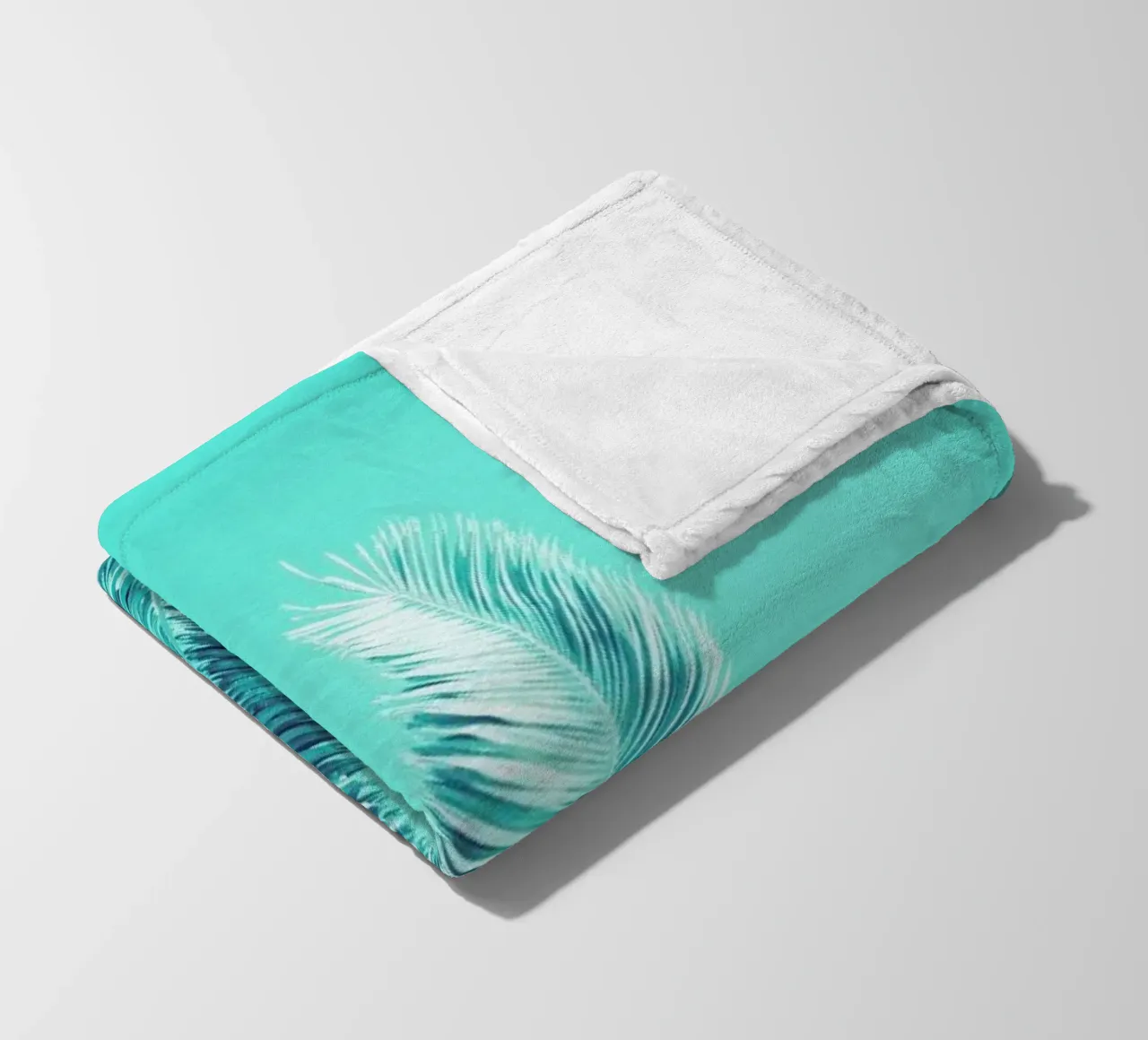 Green Palm Trees coperta in pile da Victoria Frost