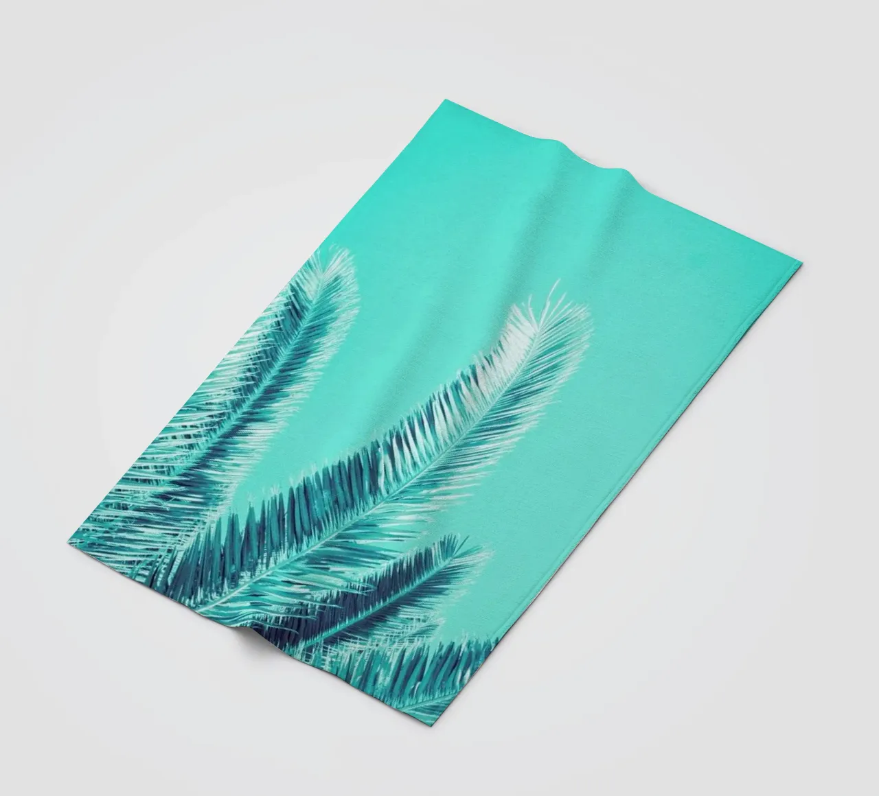 Green Palm Trees coperta in pile da Victoria Frost
