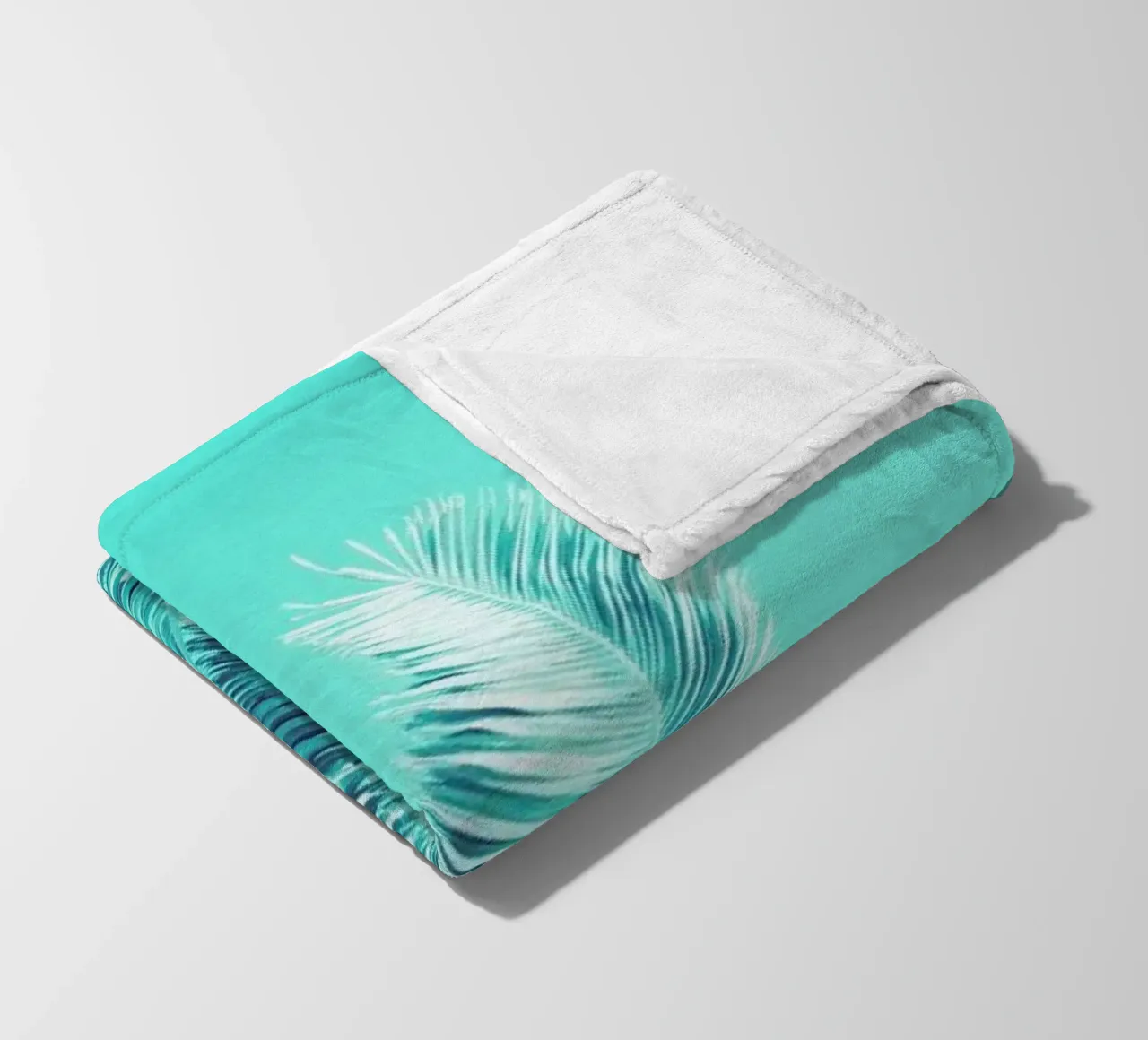 Green Palm Trees coperta in pile da Victoria Frost