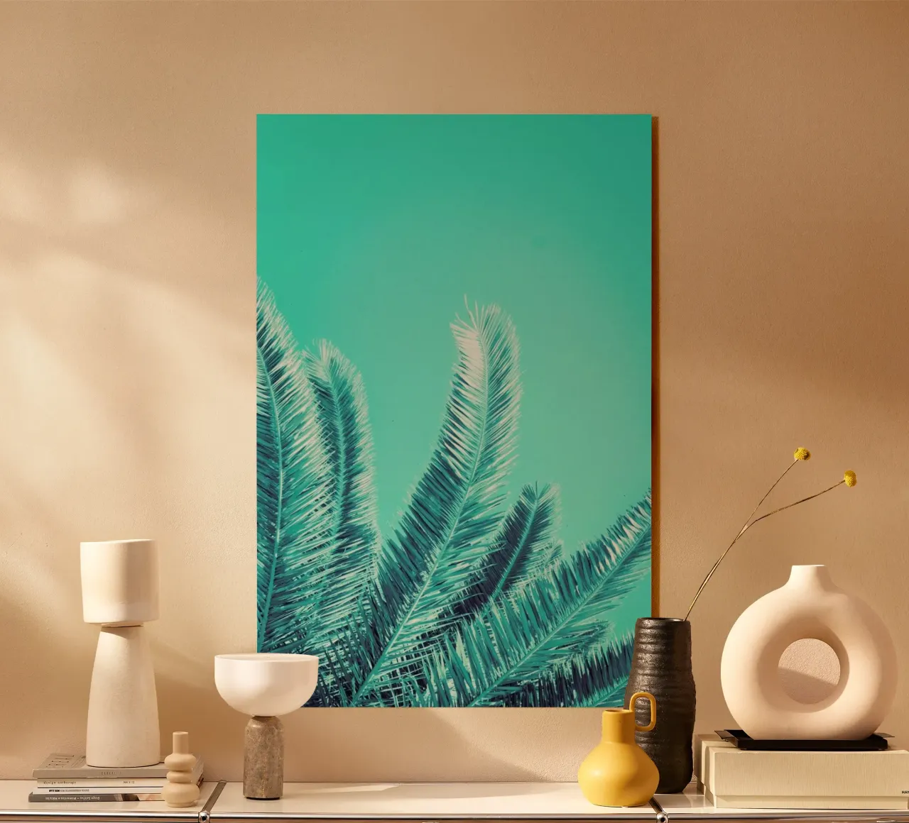 Green Palm Trees plexiglass da Victoria Frost