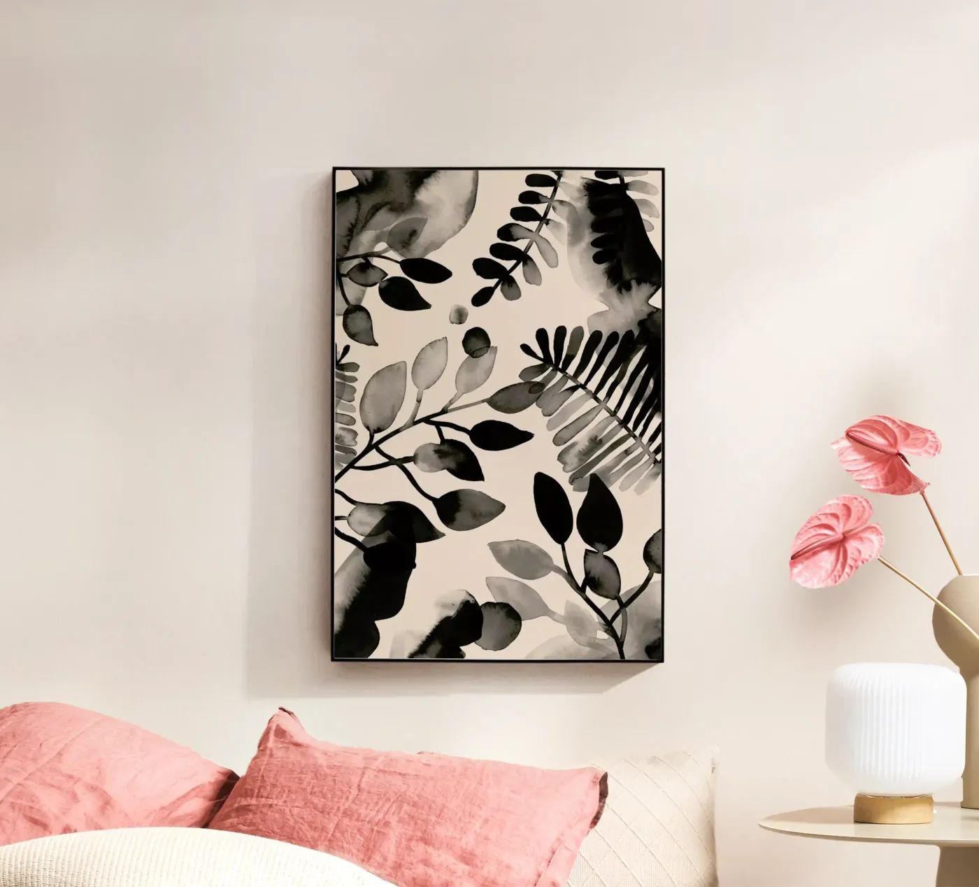 Leaves - Pink plexiglass da BlauMaschine