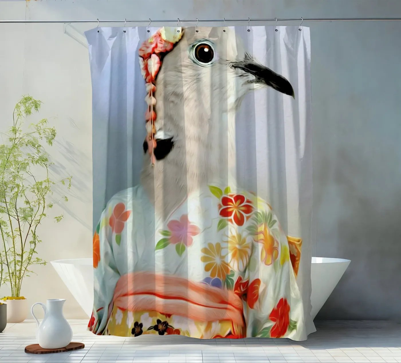 Toki Duschvorhang von Tein Lucasson