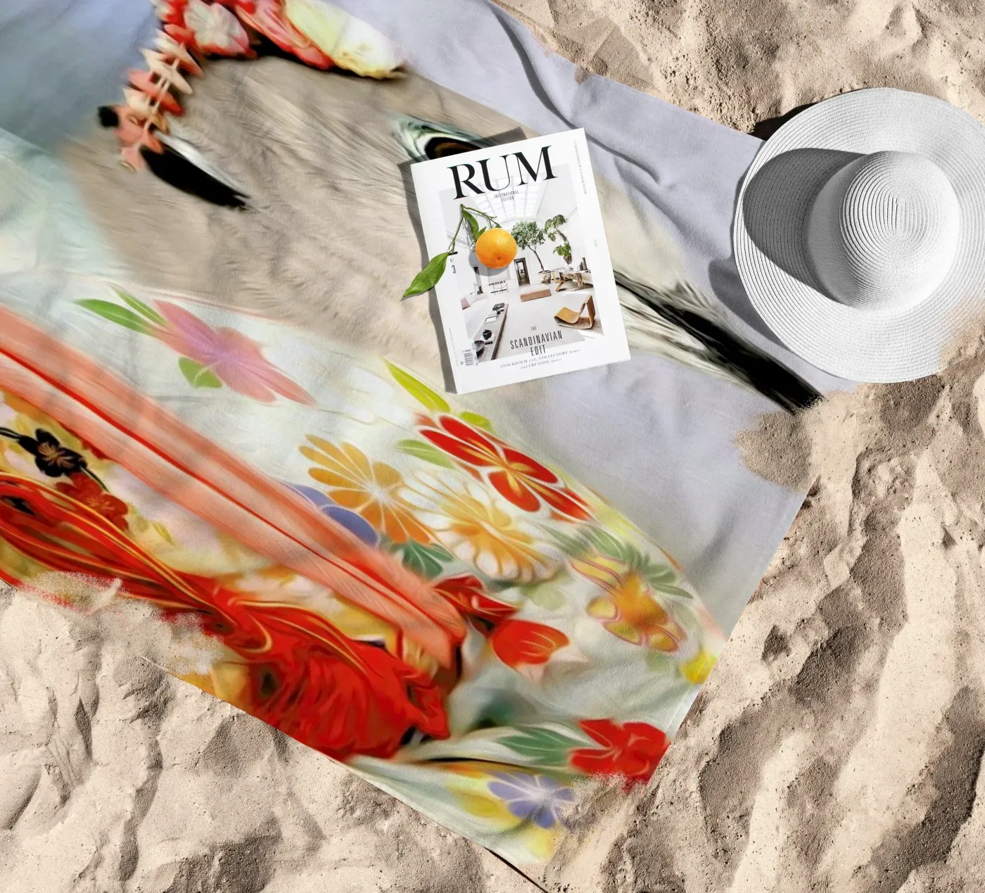 Toki strandhanddoek van Tein Lucasson