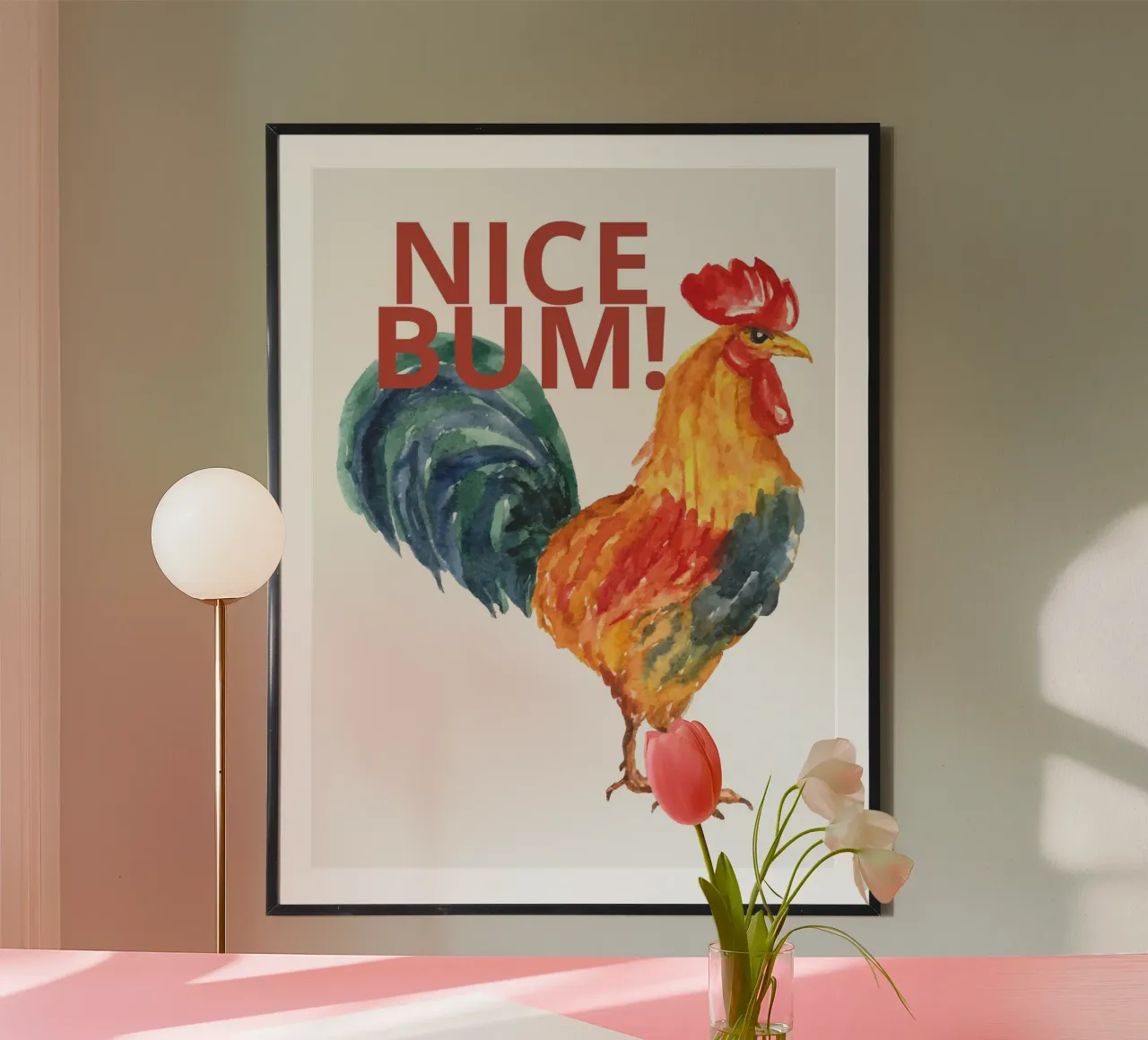 NICE BUM! poster da ramosashop