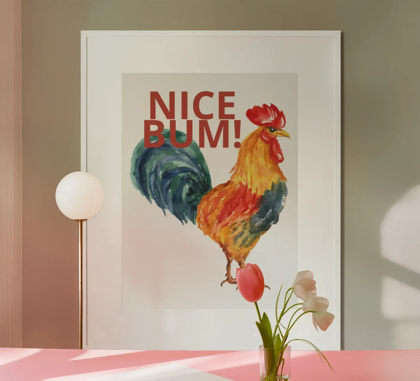 NICE BUM! poster da ramosashop