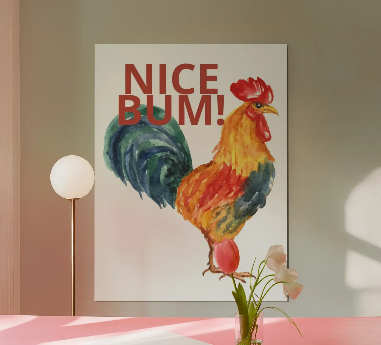 NICE BUM! poster da ramosashop