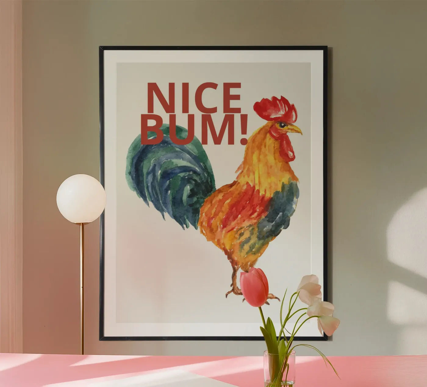 NICE BUM! poster da ramosashop