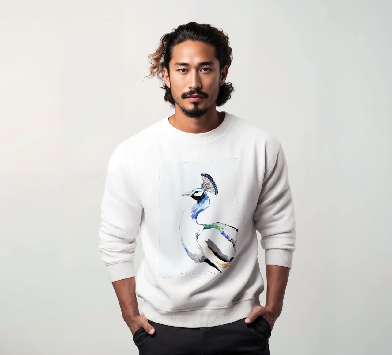 Peacock felpa da Mala Alani