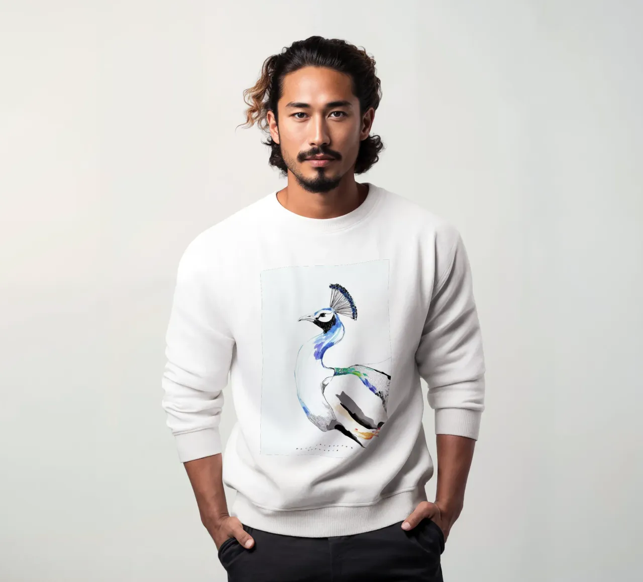 Peacock Sweatshirt von Mala Alani