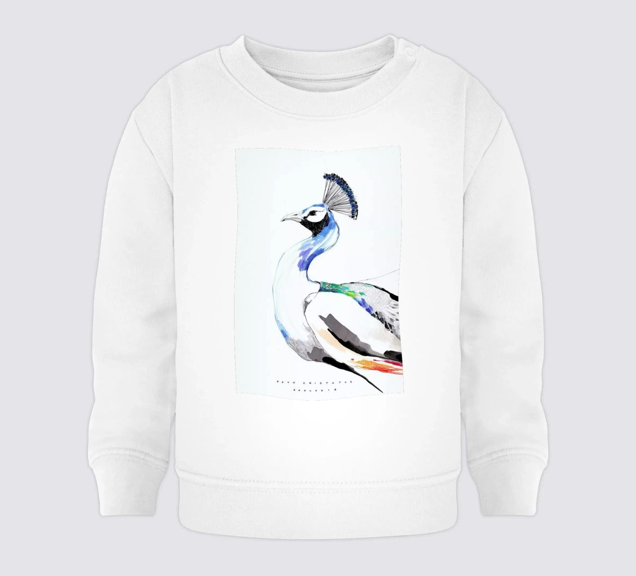 Peacock felpa neonato da Mala Alani