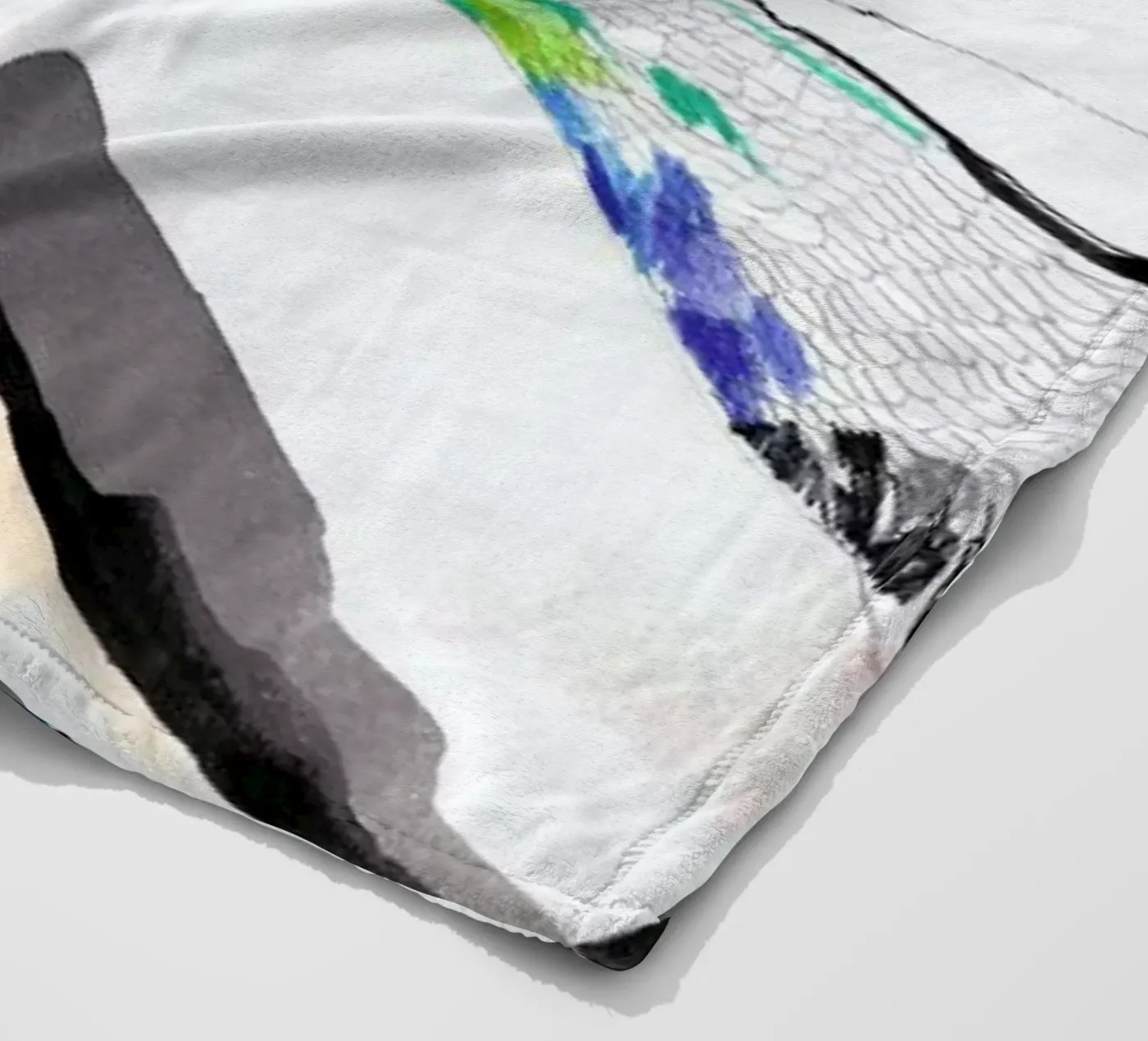 Peacock fleecedeken van Mala Alani