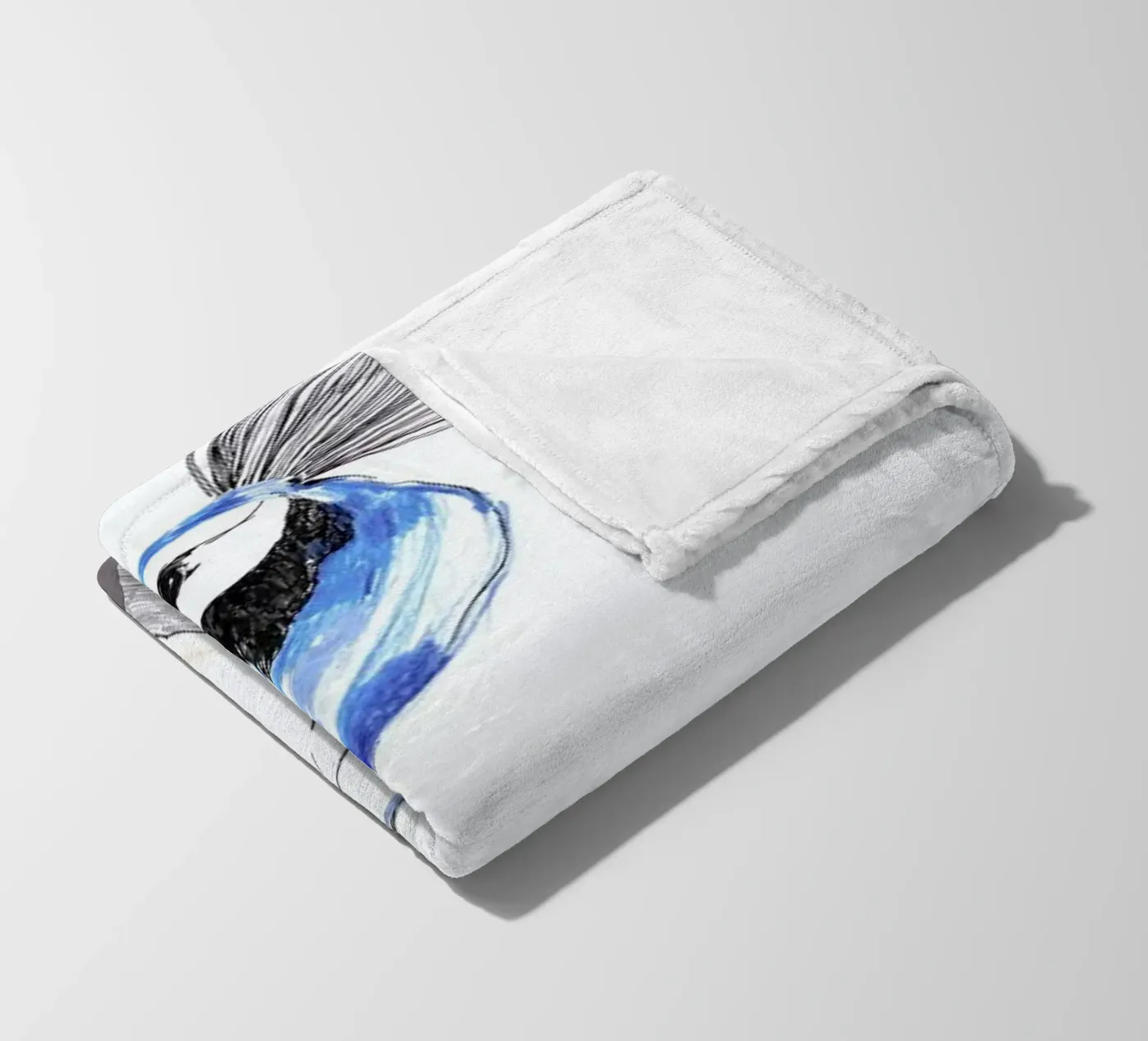 Peacock fleecedeken van Mala Alani