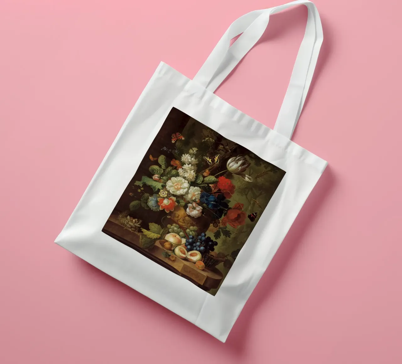 Jan van Os Fiori borsa in juta da Timeless Artworks