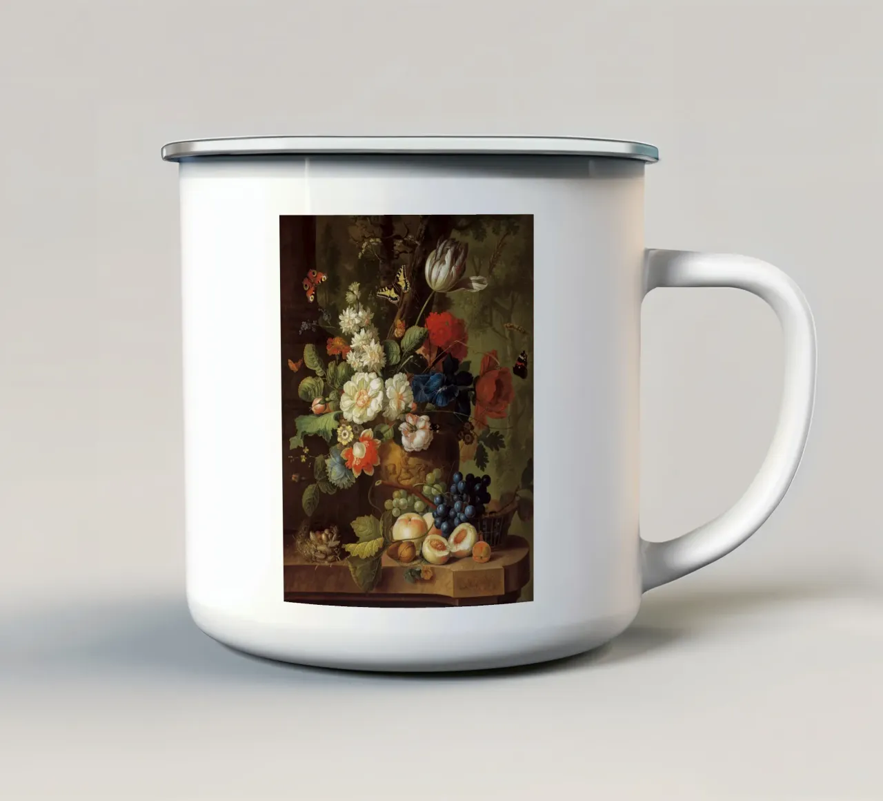 Jan van Os Fiori tazza in smalto da Timeless Artworks