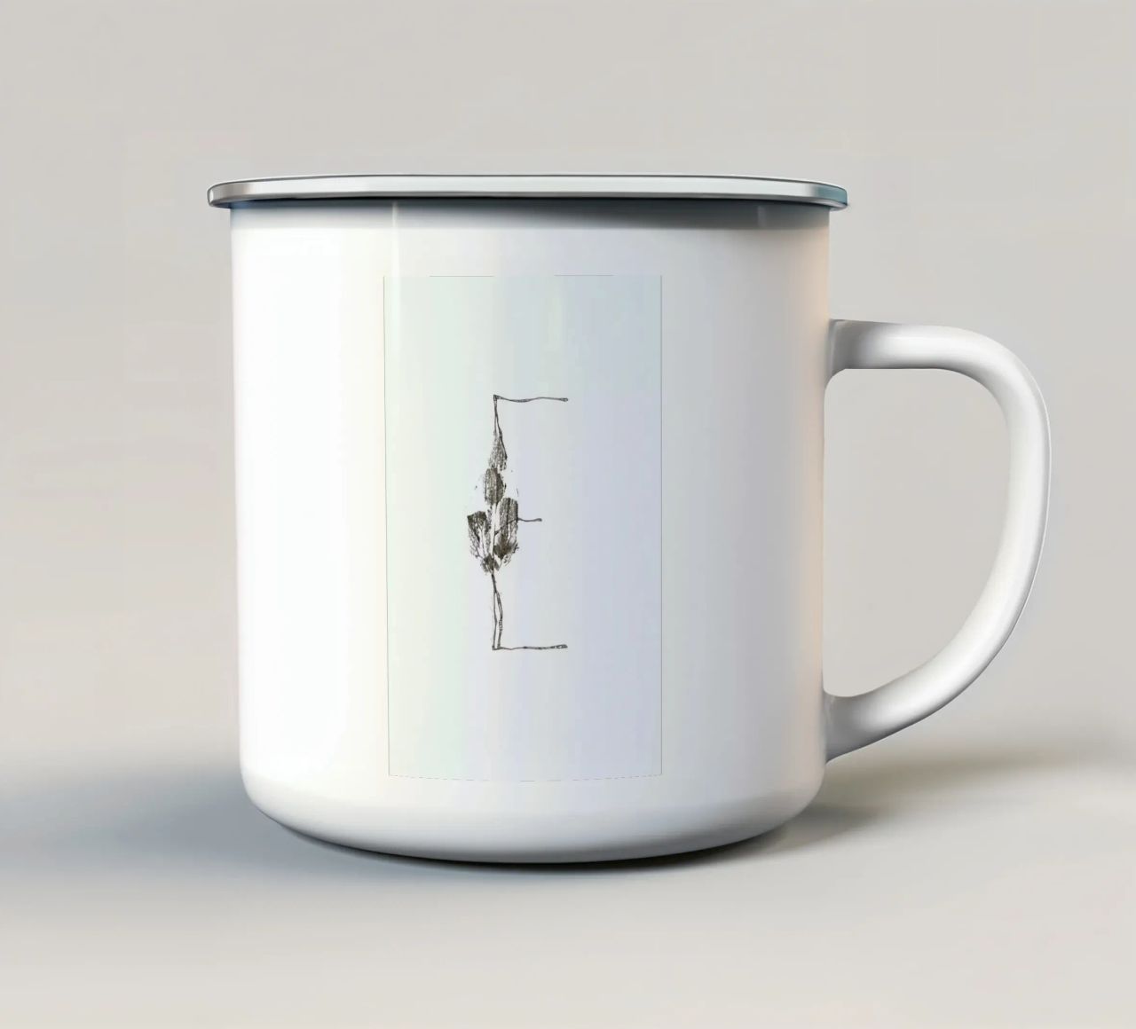 E tazza in smalto da Marina Guiu