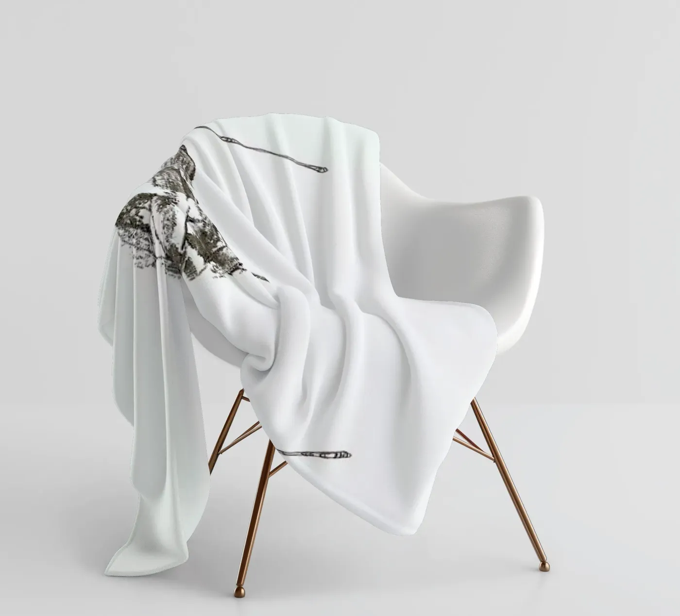 E fleece blanket by Marina Guiu