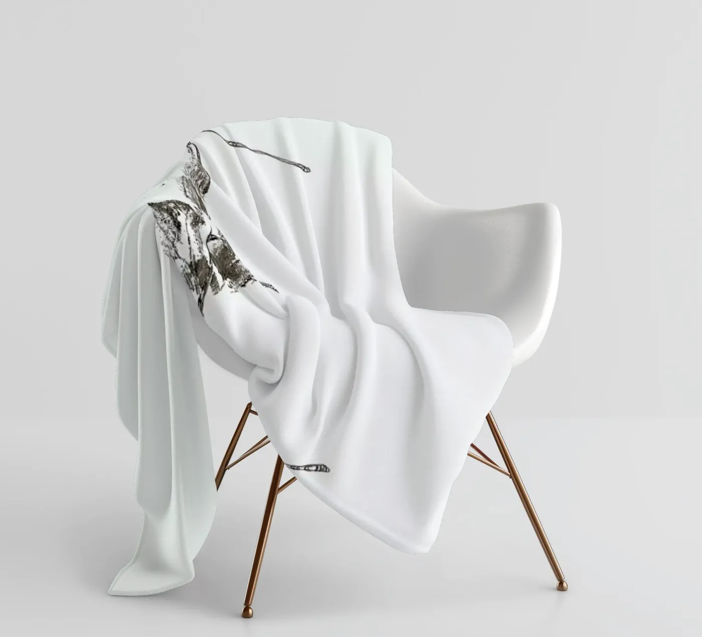 E fleece blanket by Marina Guiu