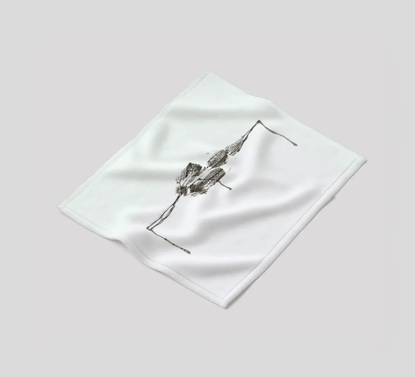 E fleece blanket by Marina Guiu